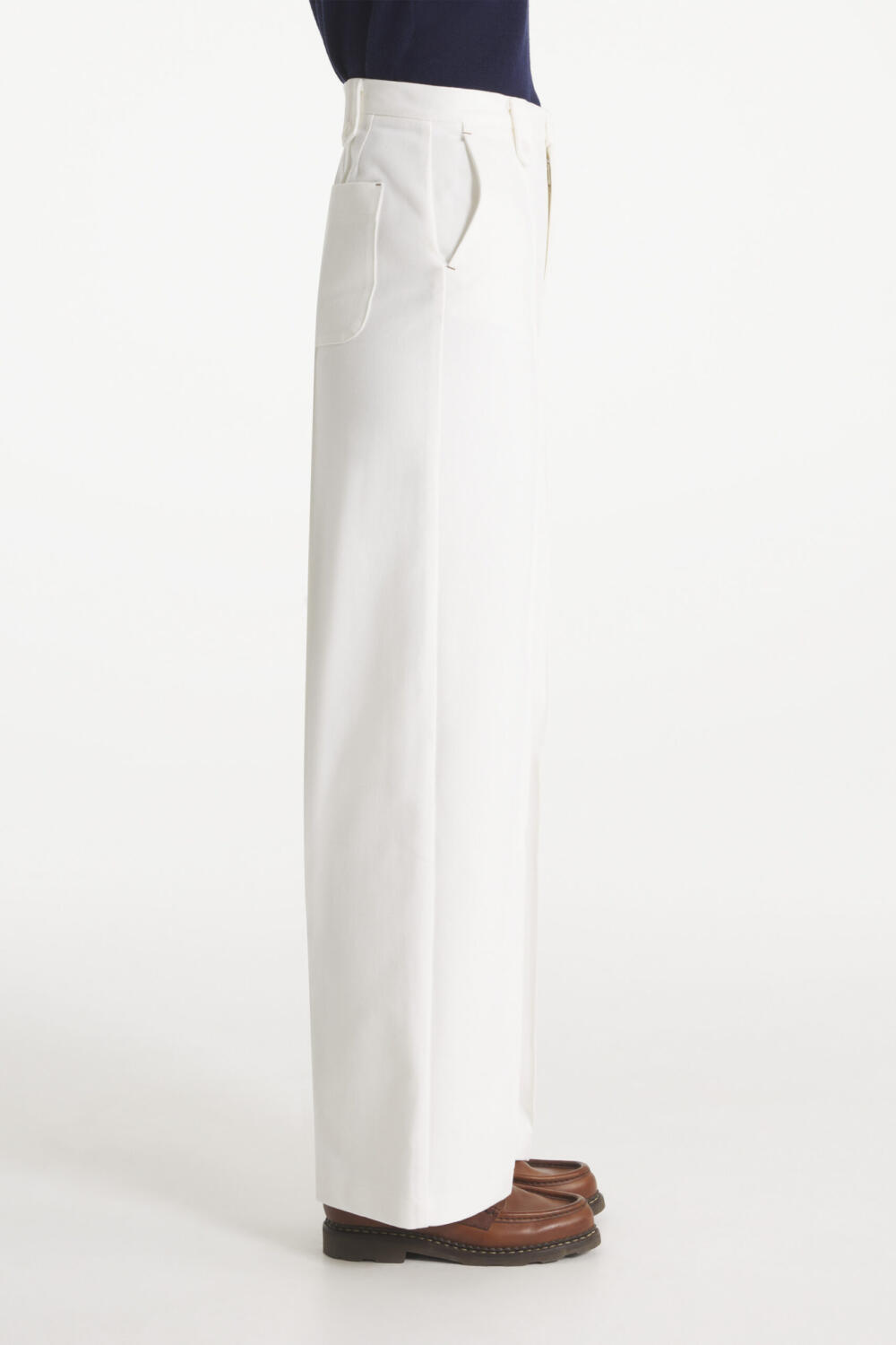 PIN - Pantalon en denim Seventies - 40, ECRU