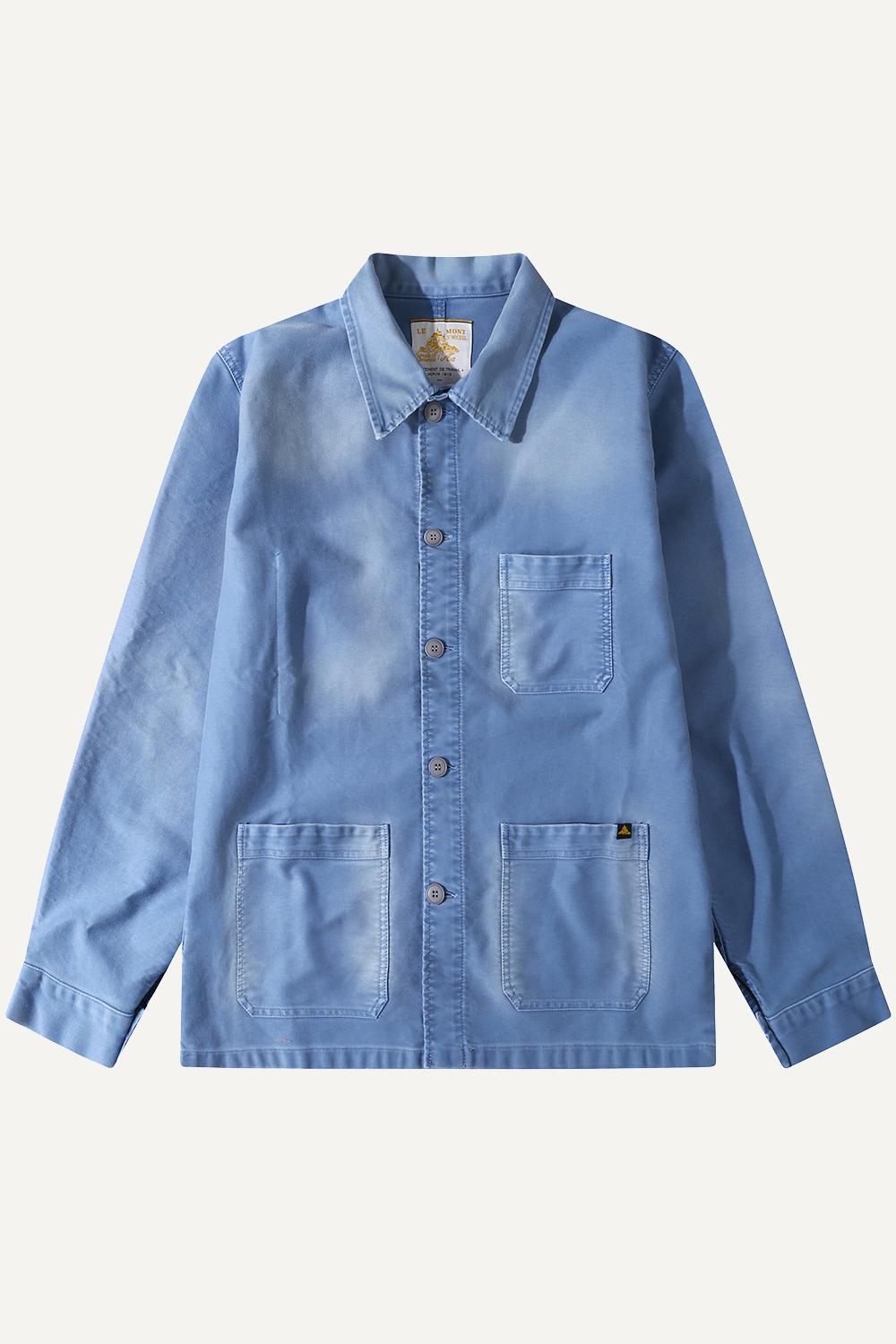 Veste de travail Vintage Washed - 58, BLEU