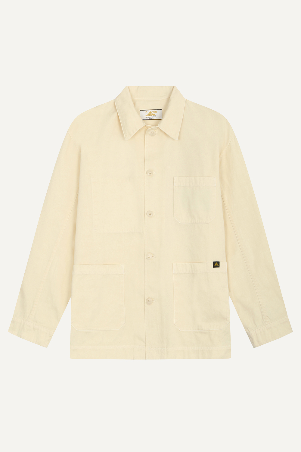 Garbardine work jacket - S, IVORY