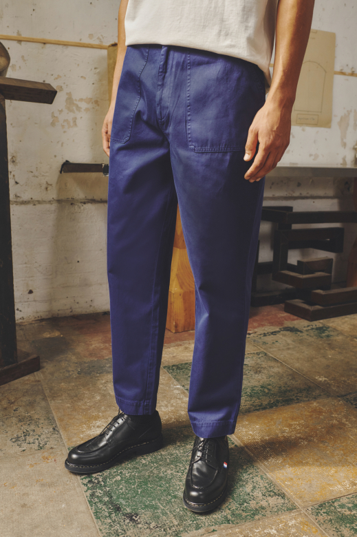 Pascal - Pantalon de travail en gabardine - XL, BLEU