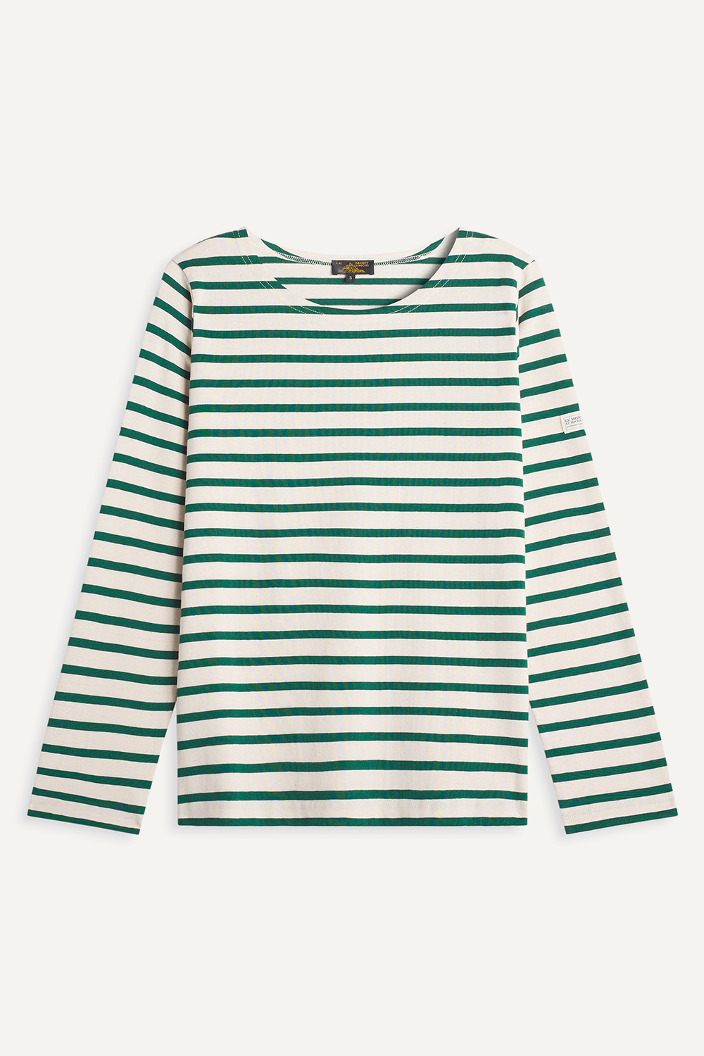 Thurin - Marinière manches longues - XL, ECRU/VERT