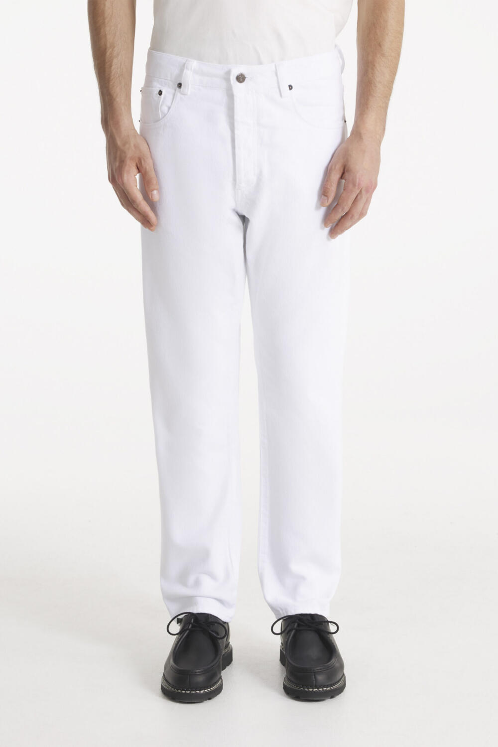 Pacome - Jean en denim - L, BLANC