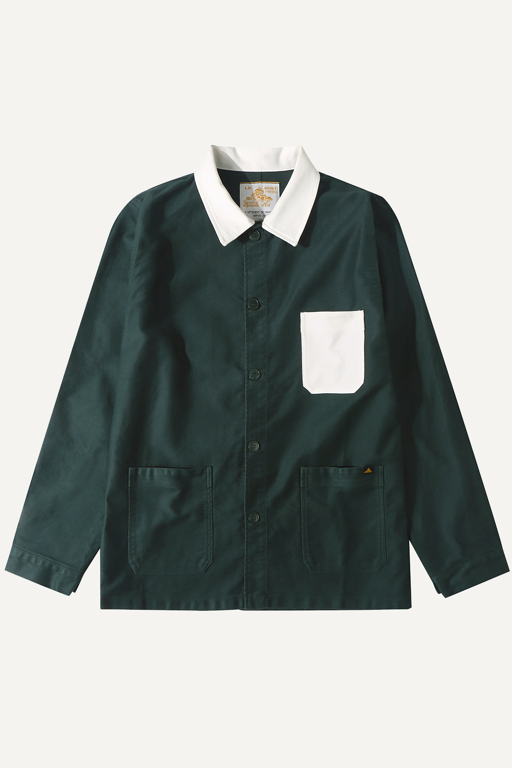 Valoris - Two-tone work jacket - 52, FOREST