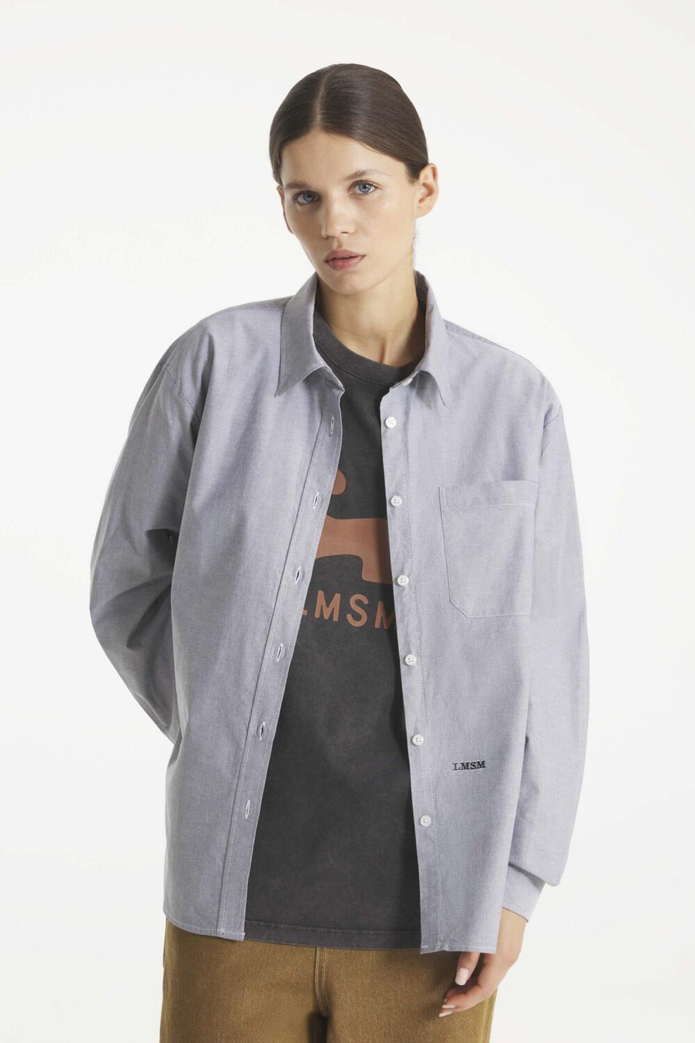 Cosmoise - Oxford shirt - XS, BLACK
