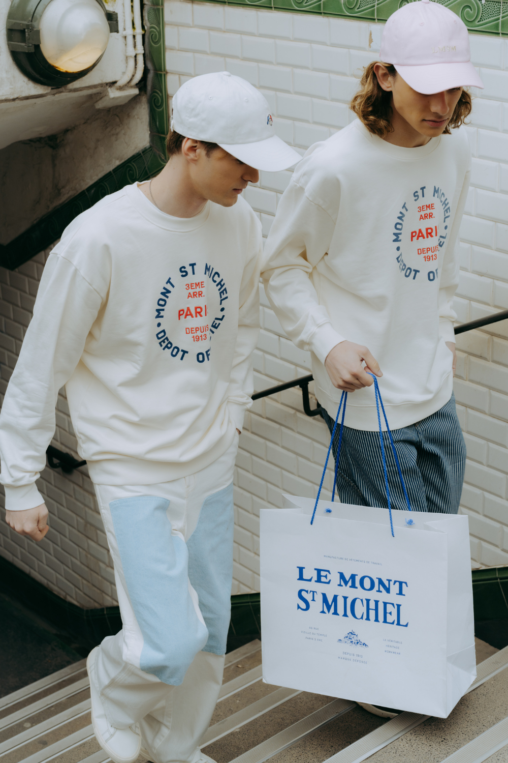 Tolvin -  Sweatshirt brodé et floqué - S, BLANC