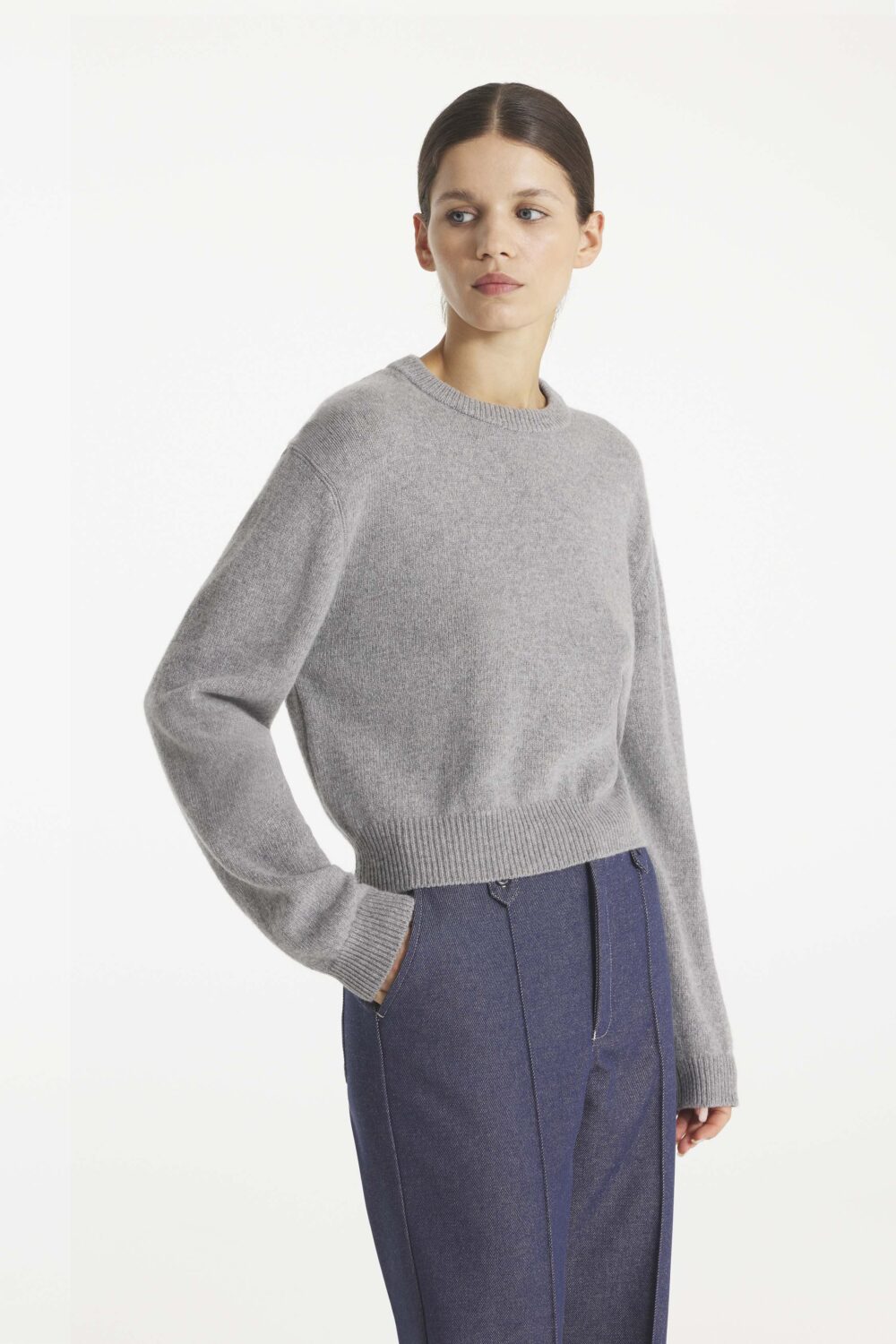 SALVINO - SWEATER - M, GREY