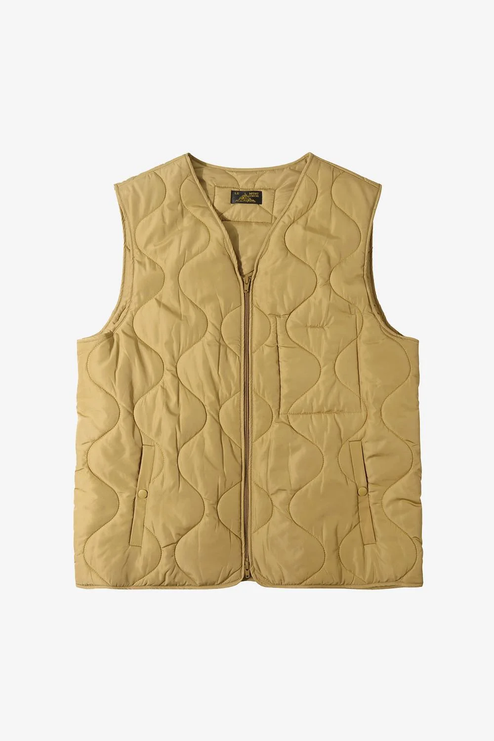Vinis - Sleeveless quilted jacket - XS, KRAFT