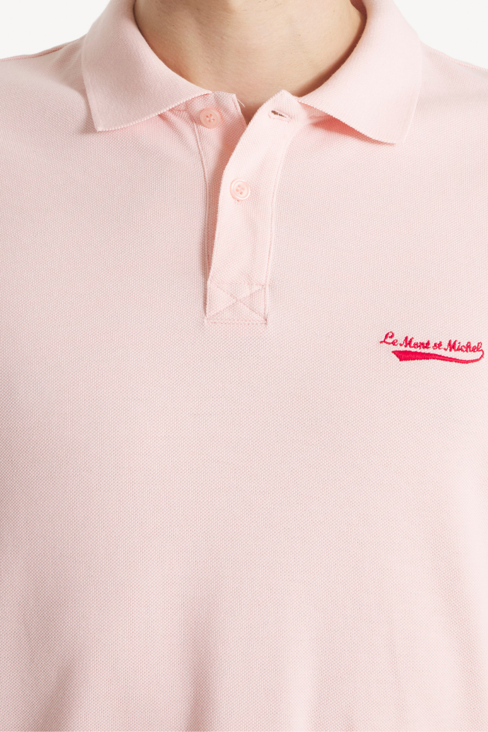 TOUNY - POLO PATCH - L, PINK