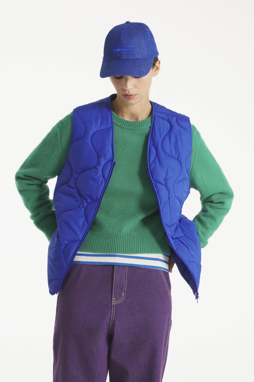 SALVINO - PULL LAINE ET CACHEMIRE - S, VERT