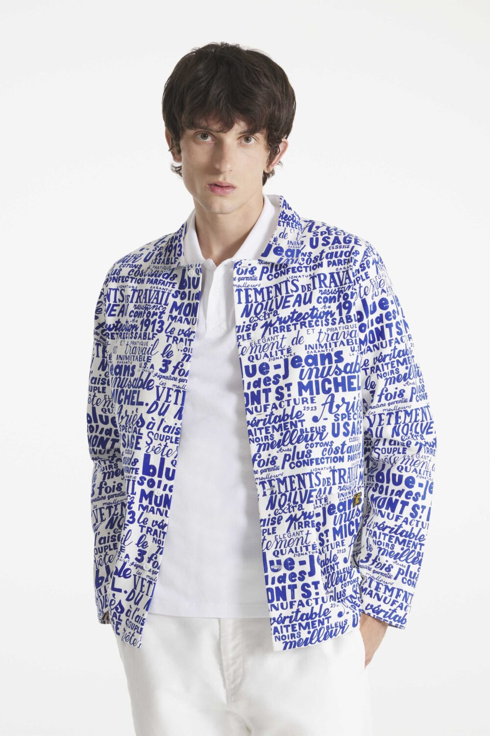 VIVIEN - PRINT WORK JACKET - 46, ECRU