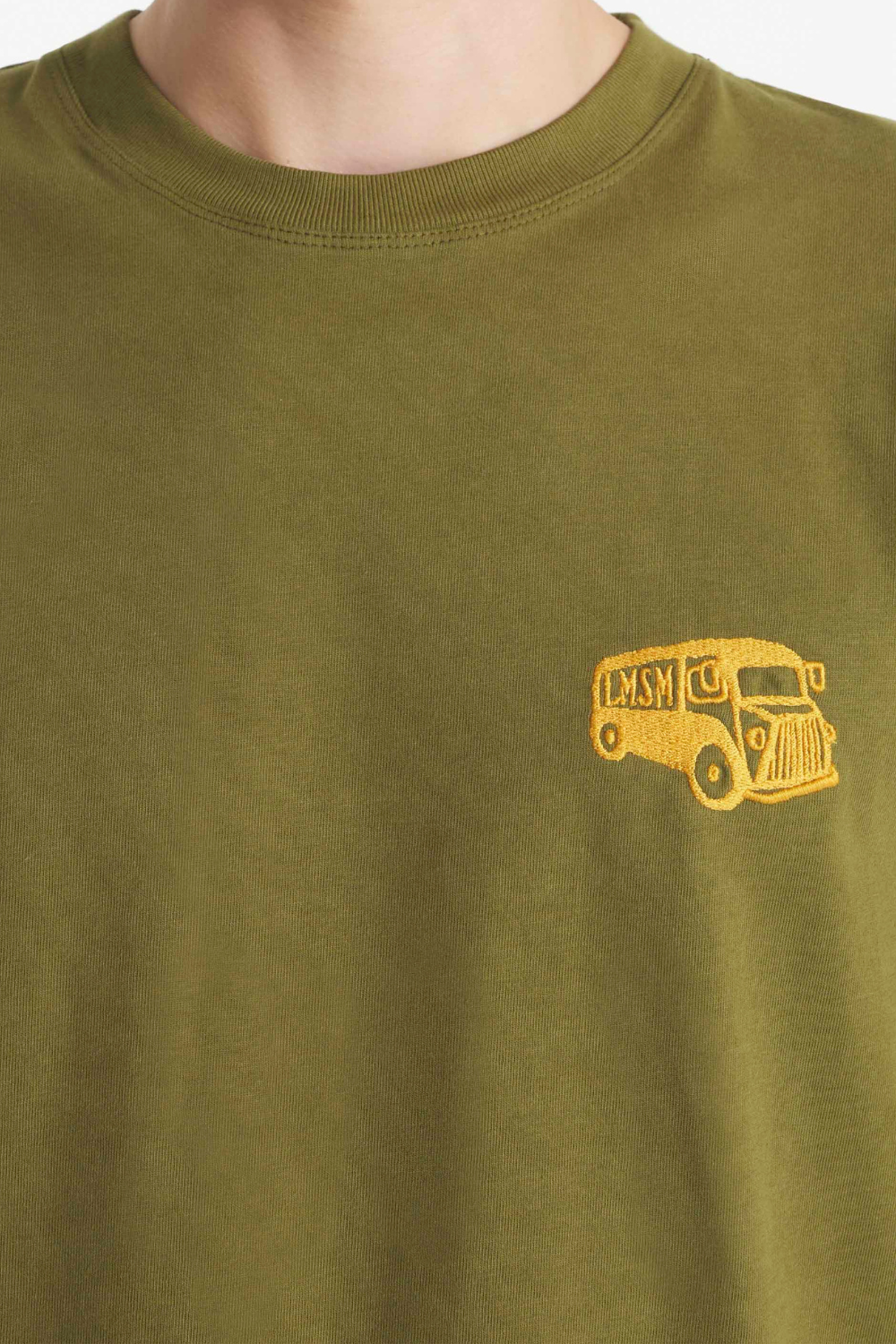 TOPI - T-SHIRT BRODÉ - L, army