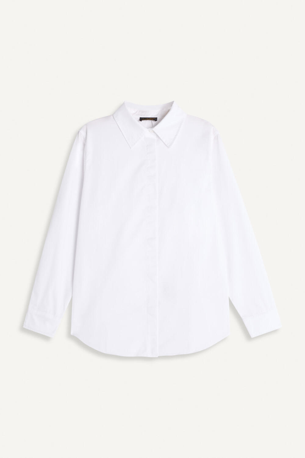 CALIXTE - CHEMISE À BORD BRUT - 34, BLANC