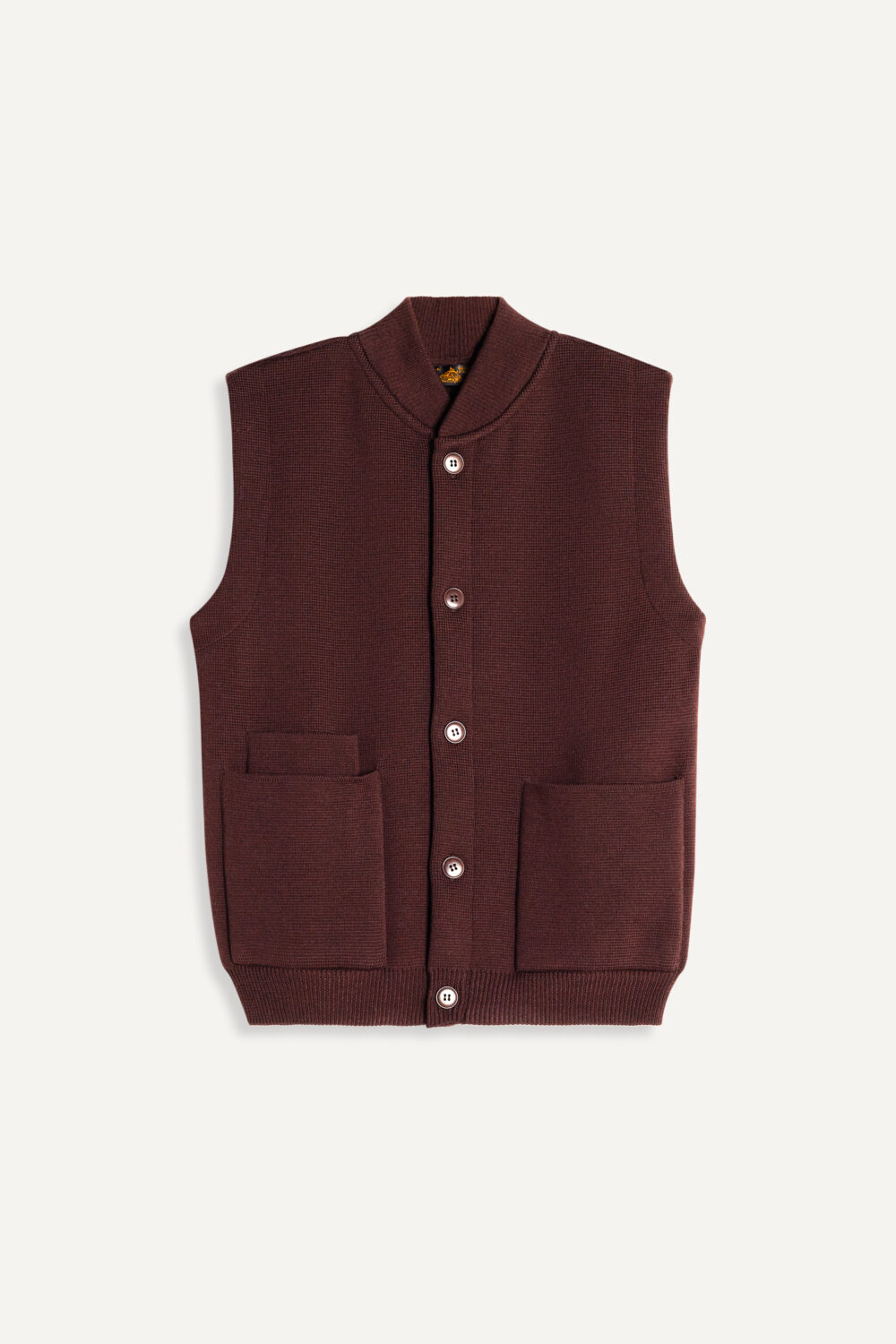 GALI - CARDIGAN SANS MANCHES - XS, MOKA