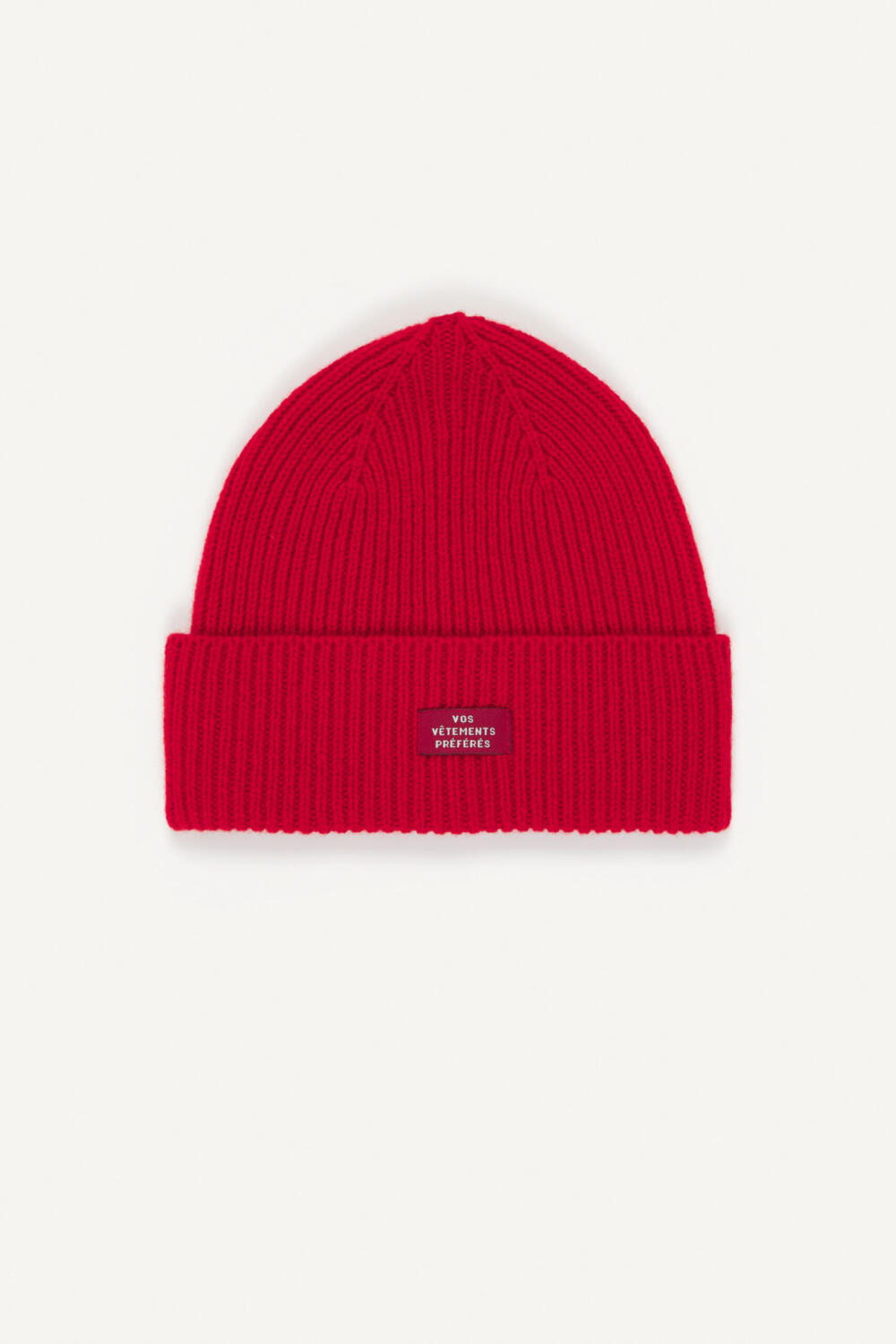 ARMAND - BONNET EN CACHEMIRE - TU, ROUGE