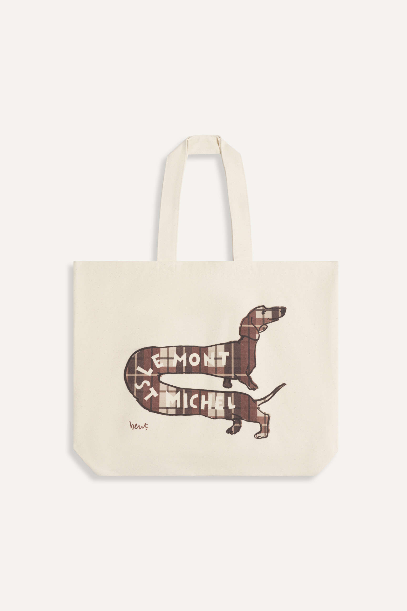 Tote Bag Dog - TU, BROWN