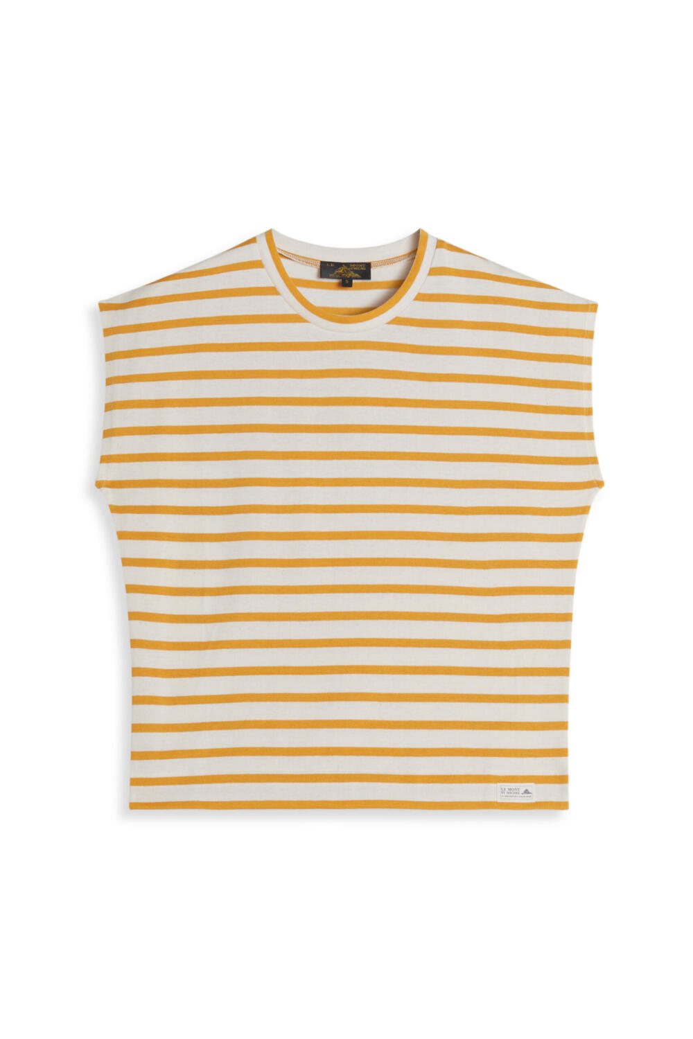 THEOXANE - MARINIERE TANK TOP - XL, ECRU/EPICE