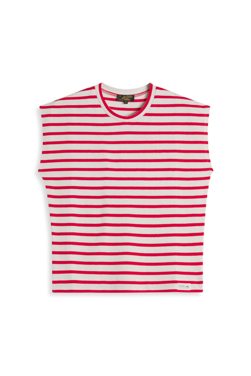 THEOXANE - MARINIERE TANK TOP - L, ECRU/ROUGE
