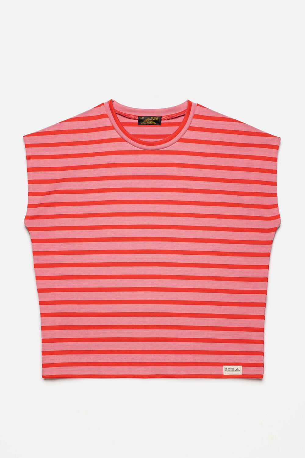 THEOXANE - MARINIERE TANK TOP - S, pink red