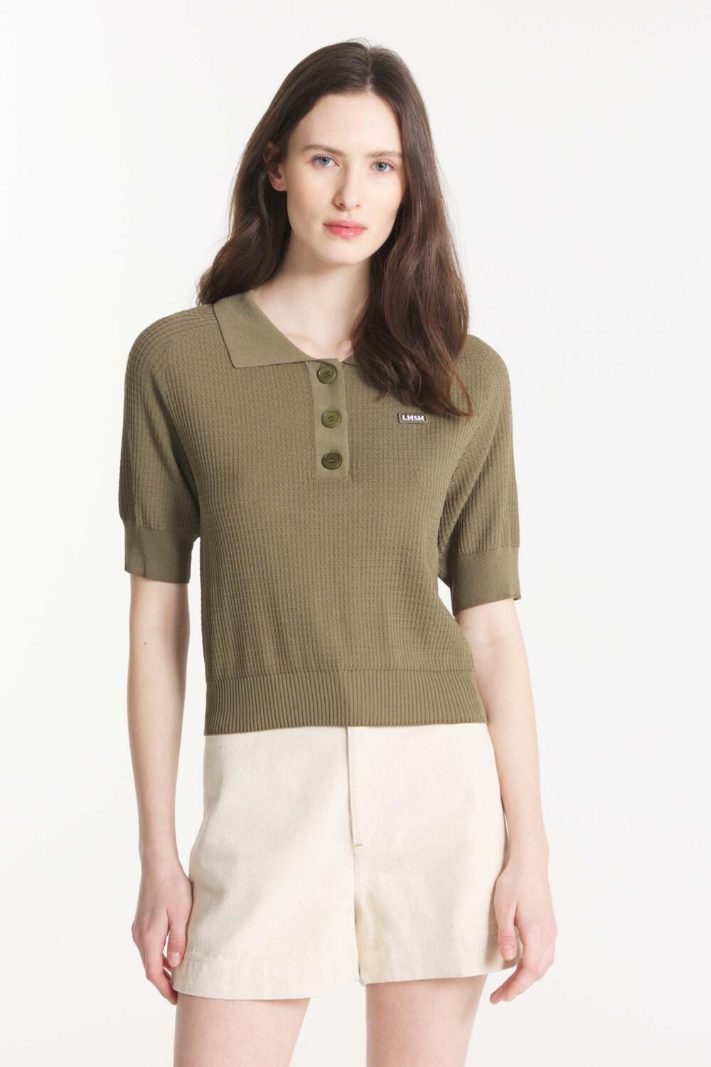 SERDANE - KNITTED POLO SHIRT