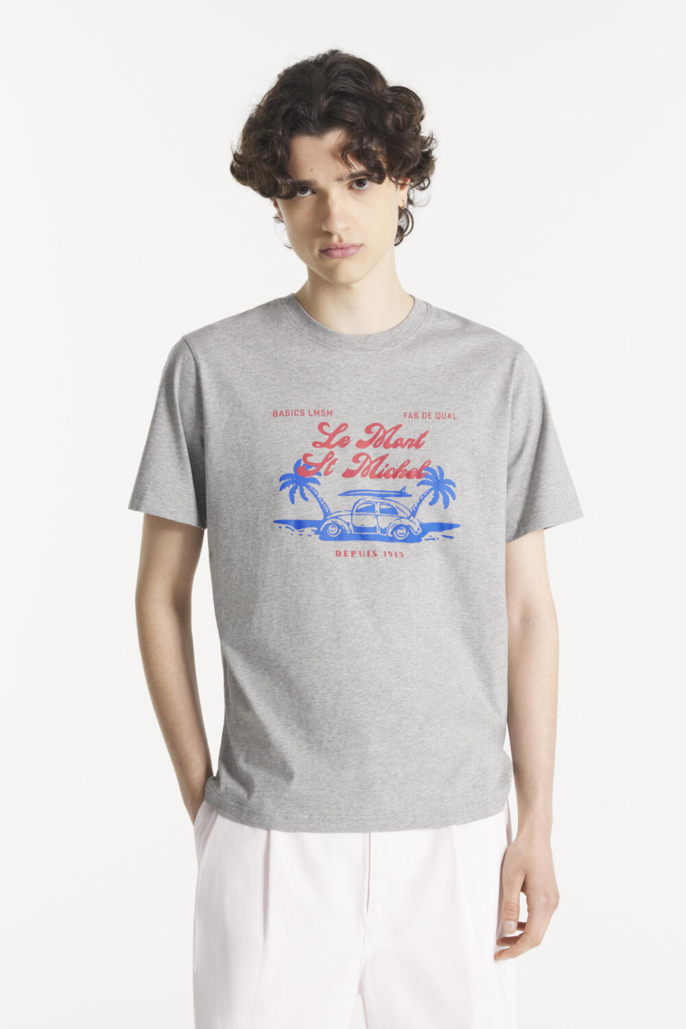 TRANOR - PRINTED T-SHIRT - XXL, NAVY