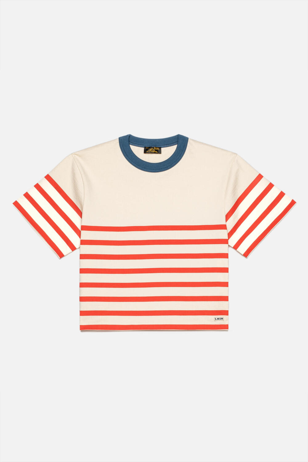 TORA - T-SHIRT À RAYURES - XL, white red