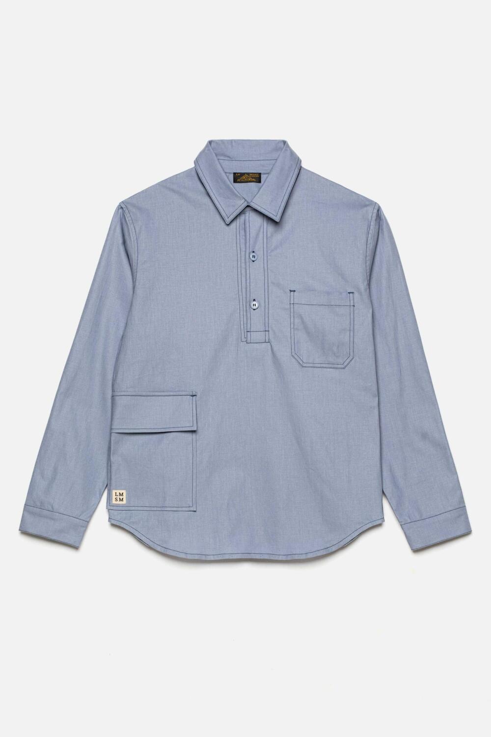 CAJUN - CHEMISE EN LIN - XXL, BLEU CIEL