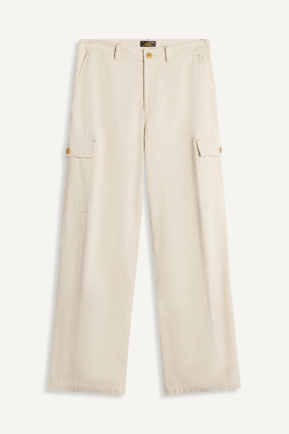 PLARIO - CARGO PANTS - XS, OFFWHITE