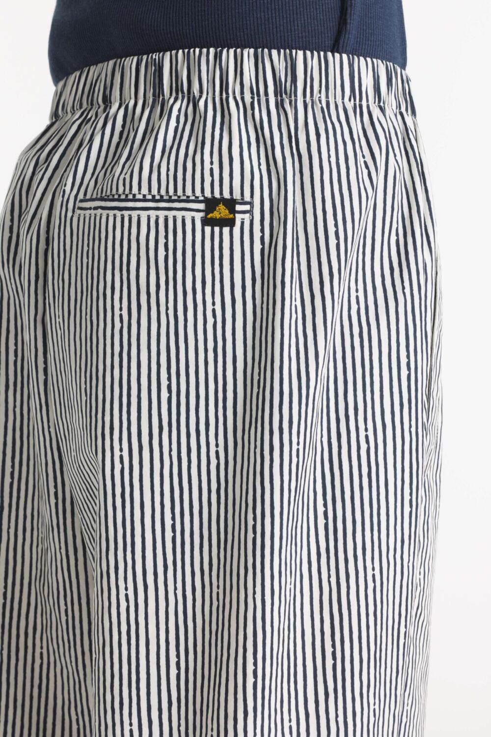 PINELO - PANTALON À RAYURES - XXL, MARINE