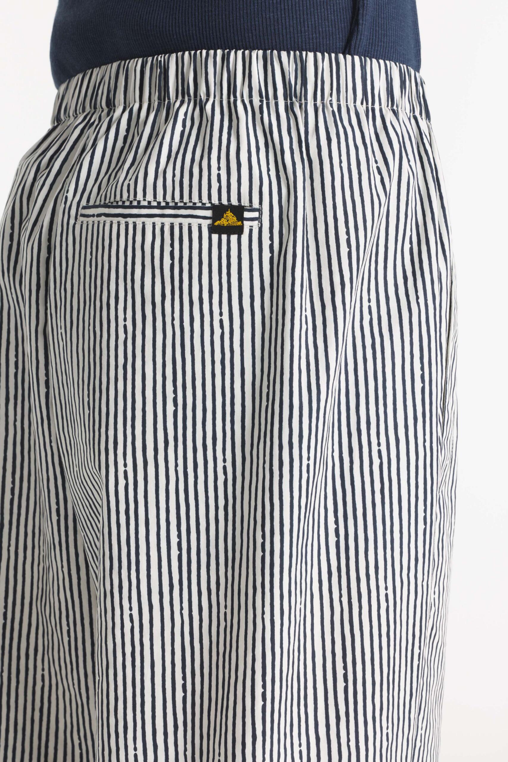 PINELO - PANTALON À RAYURES - XL, MARINE
